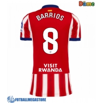 Fotballdrakt Dame Atletico Madrid Pablo Barrios #8 Hjemmedrakt 2026-27 Kortermet